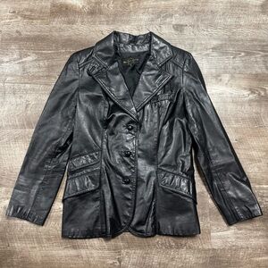 Sears SR Vintage 100% Genuine Leather Jacket Size 11